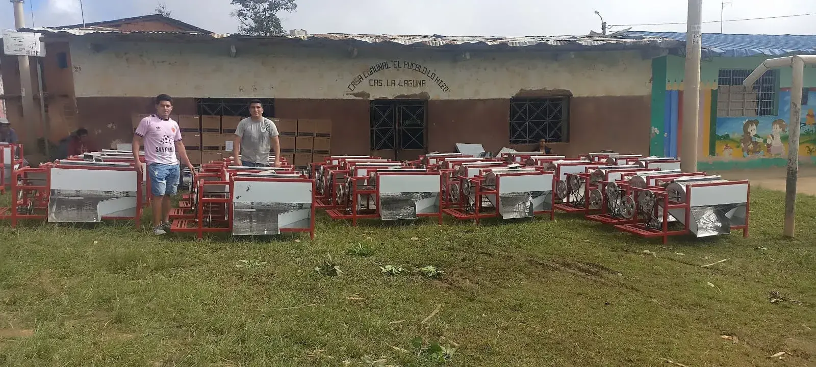Lote de máquinas entregado